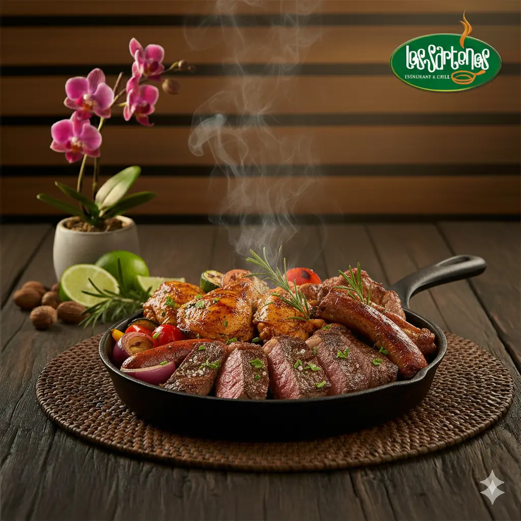 Presentación de parrillada